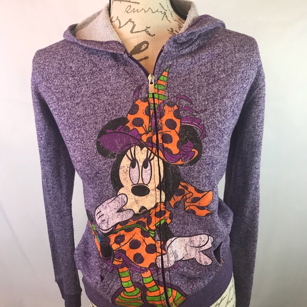 Disney Parks Minnie Mouse Halloween Hoodie XS